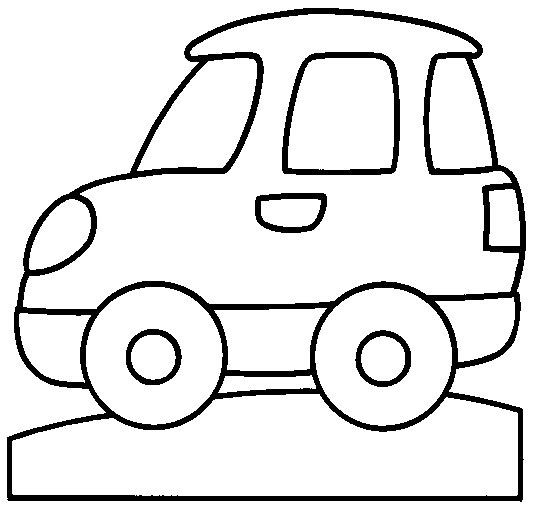 Dibujos para colorear de Coches, automóvil, carro, Plantillas para ...