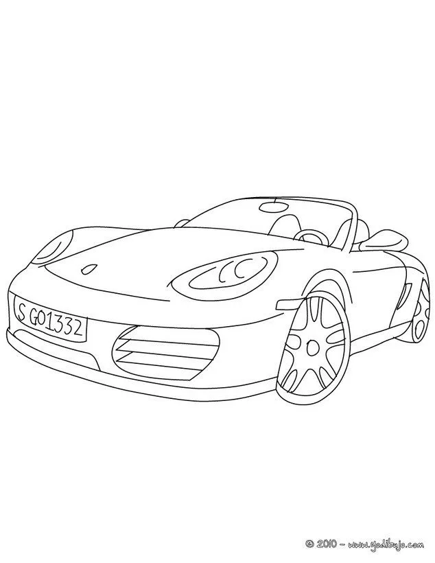 Dibujos para colorear COCHES DEPORTIVOS, PORSCHE CAYMAN para imprimir Dibujos para colorear COCHES DEPORTIVOS, PORSCHE CAYMAN para imprimir