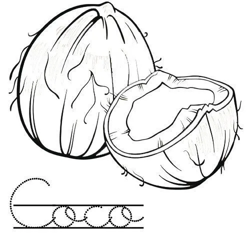 Dibujos para colorear coco - Imagui