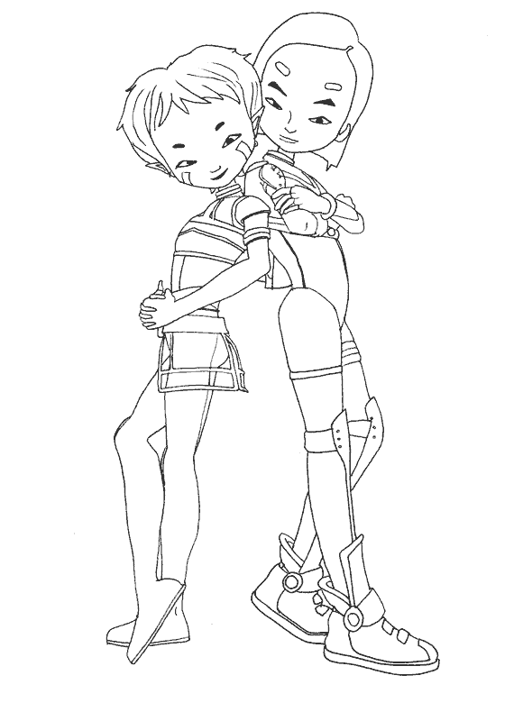 Dibujos para colorear de Code Lyoko