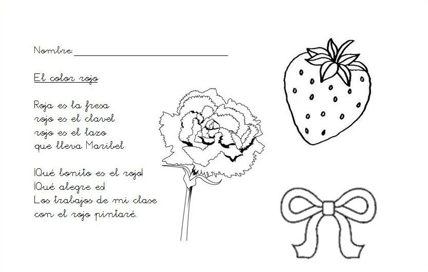 Dibujos para colorear de color rojo - Imagui Dibujos para colorear de color rojo - Imagui