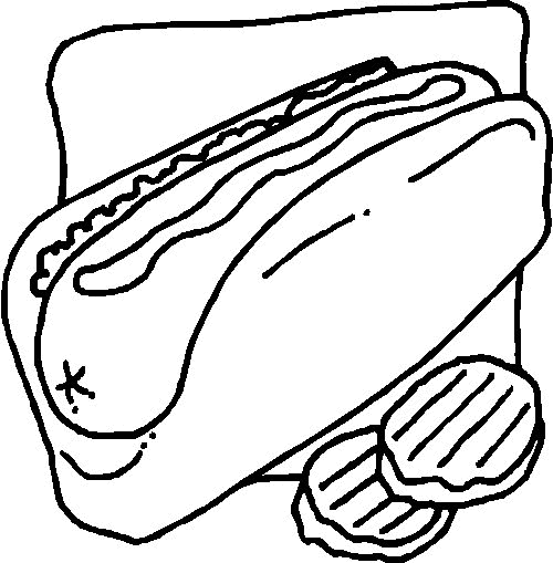 Dibujos para colorear de Comida, comida rapida, platos, Plantillas ... Dibujos para colorear de Comida, comida rapida, platos, Plantillas ...