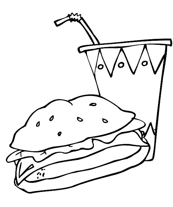 Dibujos para colorear de Comida, comida rapida, platos, Plantillas ... Dibujos para colorear de Comida, comida rapida, platos, Plantillas ...