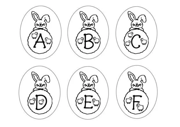 Dibujos para colorear CONEJOS DE PASCUA, Retrato de Conejo para ... Dibujos para colorear CONEJOS DE PASCUA, Retrato de Conejo para ...