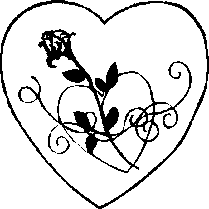 Dibujos para colorear de Corazones, Plantillas para colorear de ... Dibujos para colorear de Corazones, Plantillas para colorear de ...