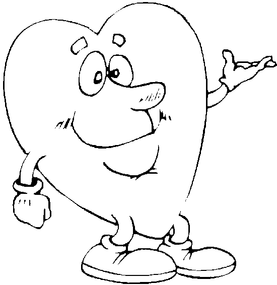 Dibujos para colorear de Corazones, Plantillas para colorear de ...