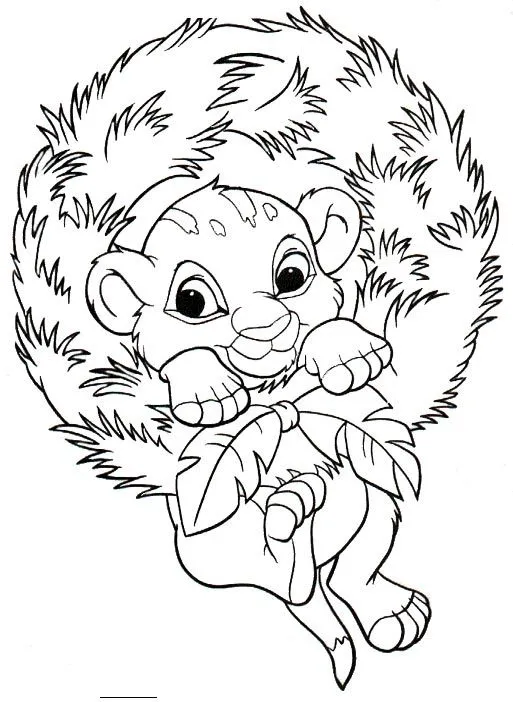 Dibujo para Imprimir y Pintar del Rey León. - Dibujos para ...