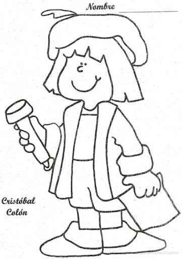 Dibujos para colorear Cristóbal Colón y las carabelas | Colorear Dibujos para colorear Cristóbal Colón y las carabelas | Colorear