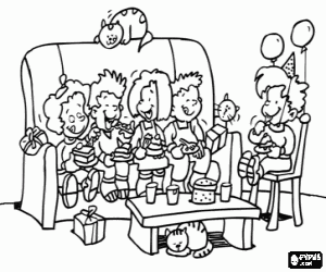 Dibujos para colorear de Cumpleaños , dibujos para imprimir de ... Dibujos para colorear de Cumpleaños , dibujos para imprimir de ...