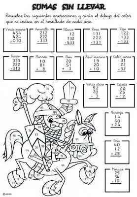 FICHAS DE MATEMÁTICAS DE SUMAS SIN LLEVAR, UNIDADES Y DECENAS ... FICHAS DE MATEMÁTICAS DE SUMAS SIN LLEVAR, UNIDADES Y DECENAS ...