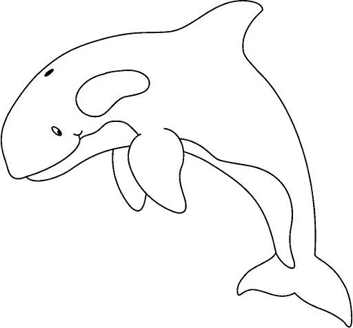 DIBUJOS PARA COLOREAR DELFINES