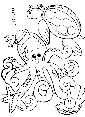 Imagenes de animales de mar para colorear - Imagui Imagenes de animales de mar para colorear - Imagui