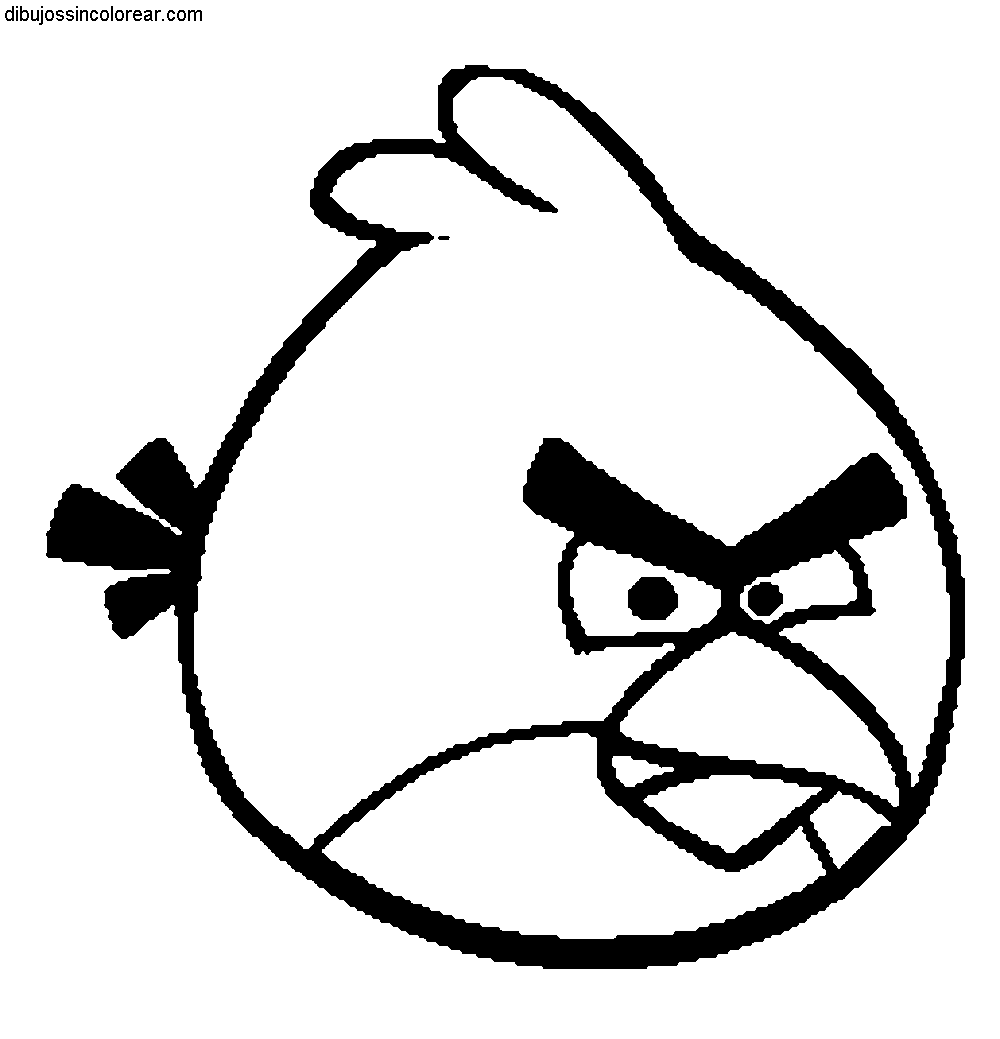 Dibujos Sin Colorear: Dibujos de Angry Birds para Colorear Dibujos Sin Colorear: Dibujos de Angry Birds para Colorear