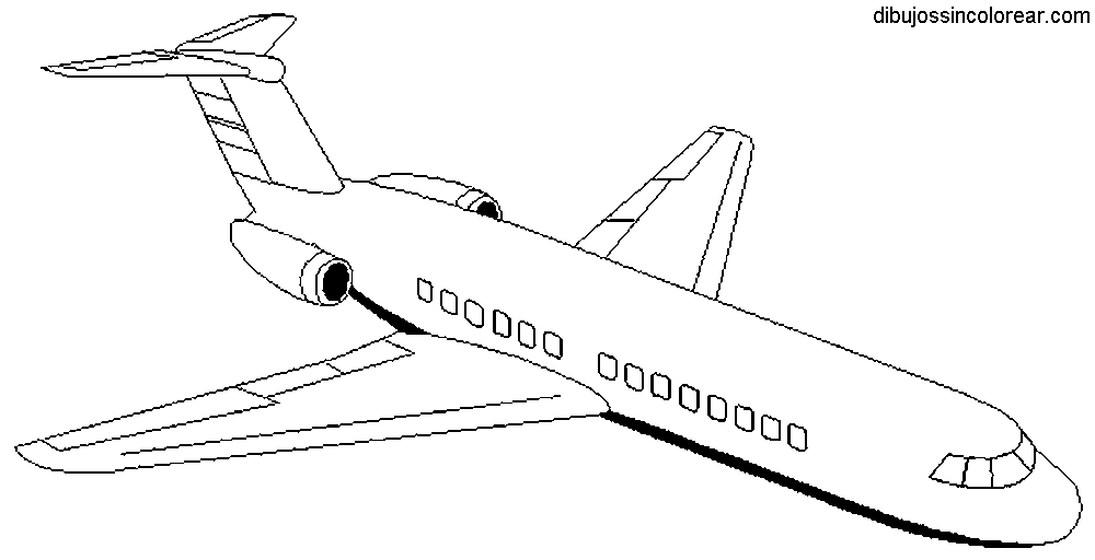 Dibujos Sin Colorear: Dibujos de Aviones para Colorear Dibujos Sin Colorear: Dibujos de Aviones para Colorear