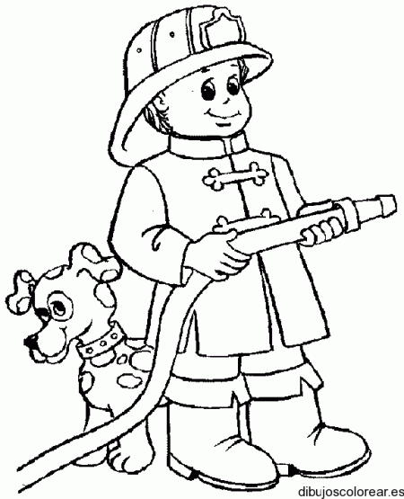 Dibujos para Colorear » Dibujos de Bomberos Dibujos para Colorear » Dibujos de Bomberos