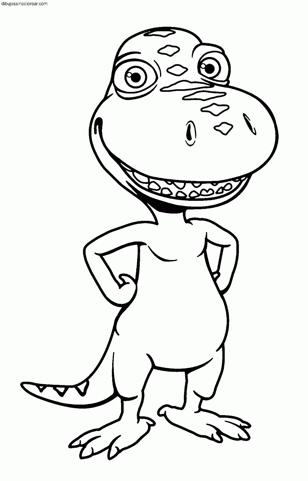 Dibujos Sin Colorear: Dibujos de Buddy de Dinotren para Colorear Dibujos Sin Colorear: Dibujos de Buddy de Dinotren para Colorear