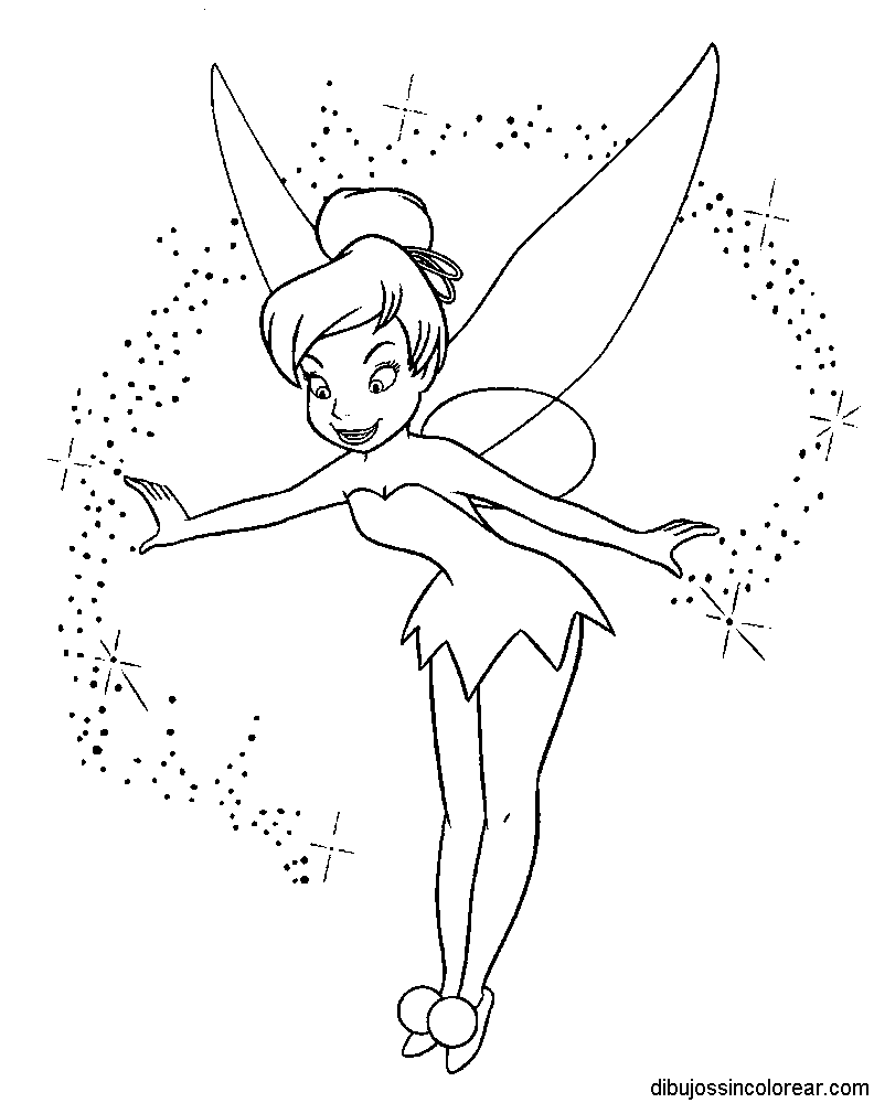 Dibujos Sin Colorear: Dibujos de Campanilla (Princesa Disney ... Dibujos Sin Colorear: Dibujos de Campanilla (Princesa Disney ...