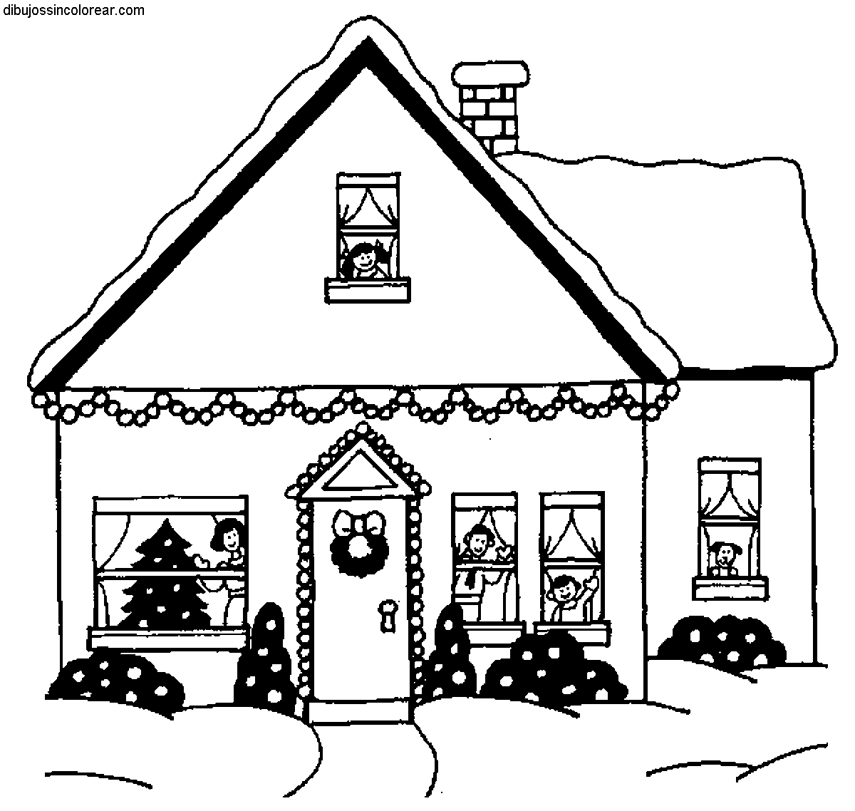 dibujos sin colorear dibujos de casas para colorear MEMES Pictures