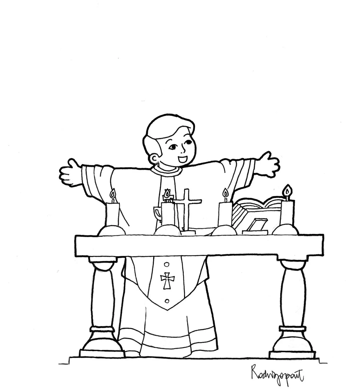 dibujos para colorear | Dibujos y Cosas para Catequesis