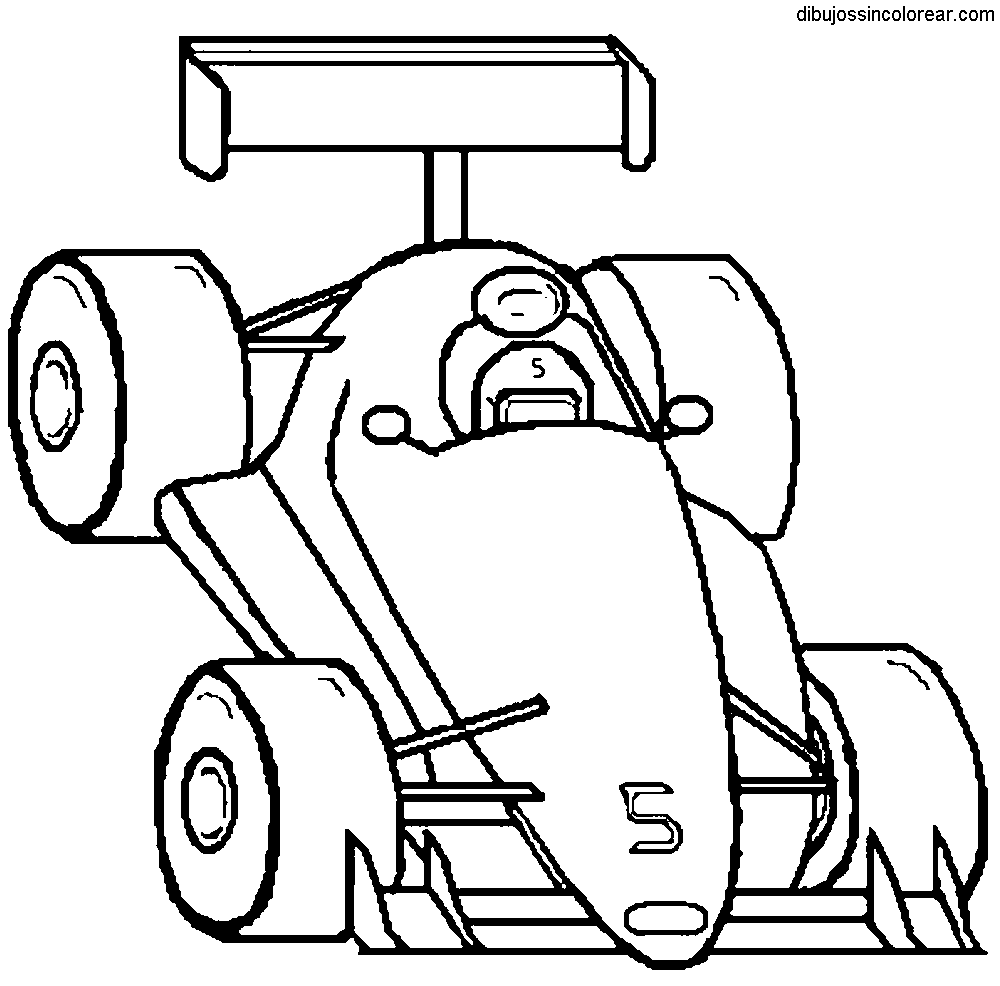 Dibujos Sin Colorear: Dibujos de Coches de Carreras para Colorear Dibujos Sin Colorear: Dibujos de Coches de Carreras para Colorear
