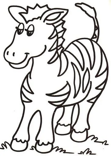 Dibujos para colorear: Dibujos para colorear - Cebra Dibujos para colorear: Dibujos para colorear - Cebra