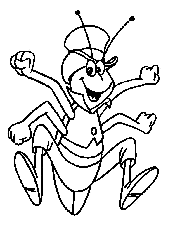 Dibujo de un grillo para imprimir - Imagui