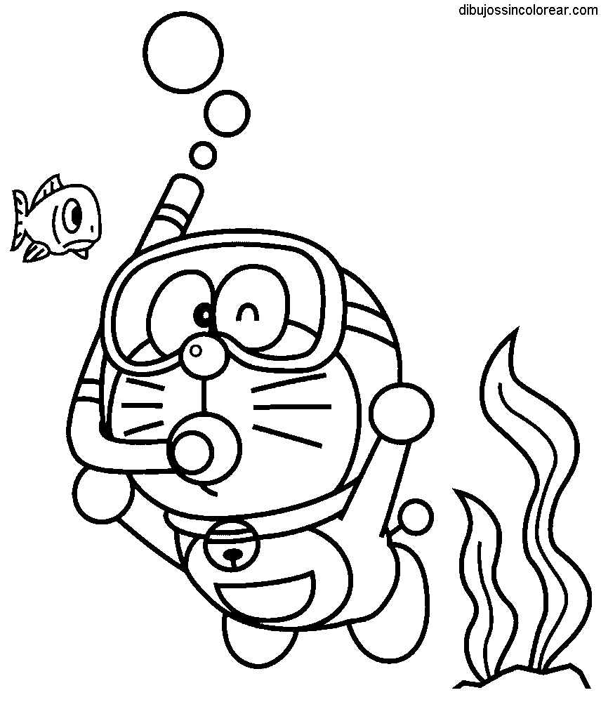 Dibujos Sin Colorear: Dibujos de Doraemon para Colorear Dibujos Sin Colorear: Dibujos de Doraemon para Colorear