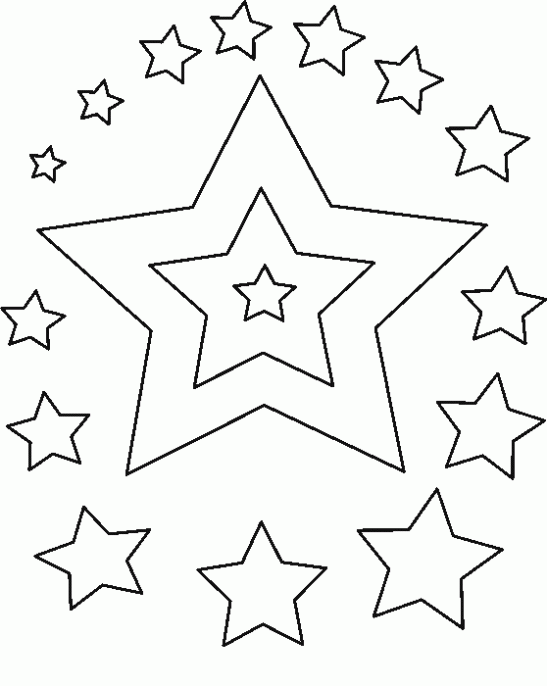 Dibujos para colorear: Dibujos de estrellas para colorear Dibujos para colorear: Dibujos de estrellas para colorear