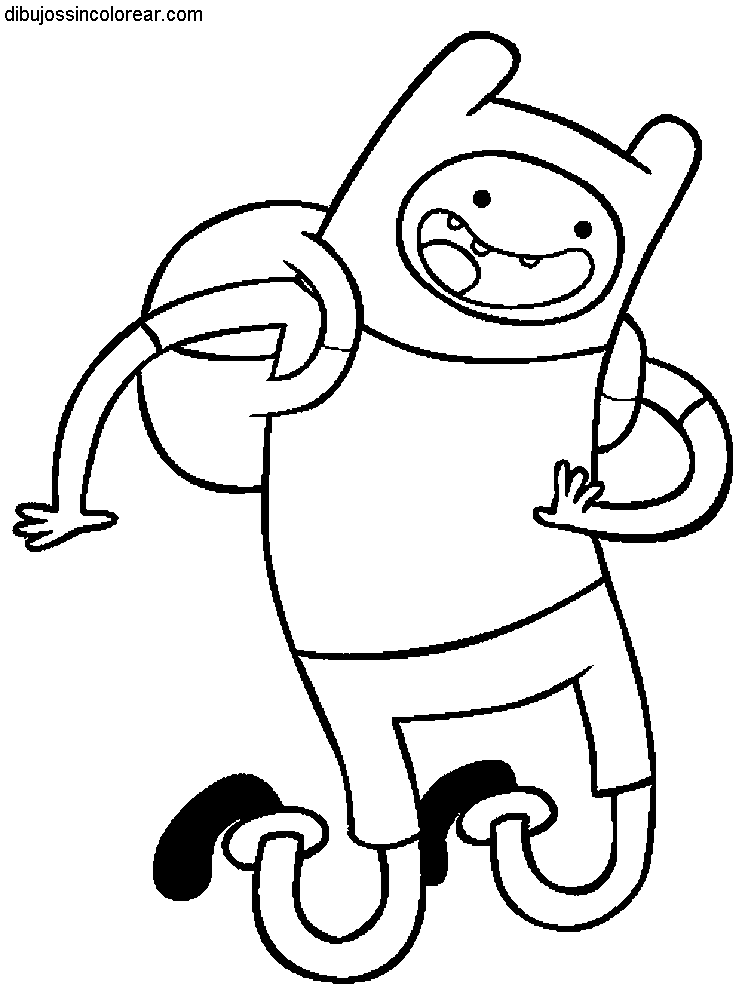 Dibujos Sin Colorear: Dibujos de Finn (Hora de Aventuras) para ... Dibujos Sin Colorear: Dibujos de Finn (Hora de Aventuras) para ...