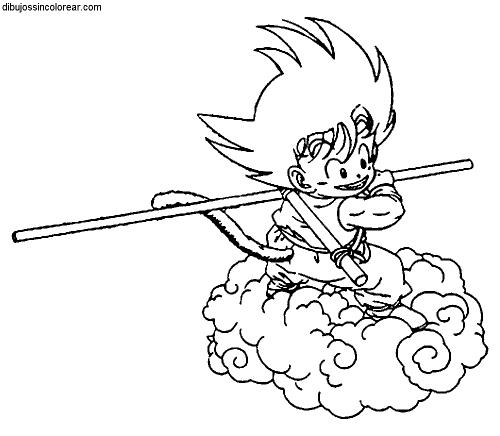 Dibujos Sin Colorear: Dibujos de Goku de pequeño (Dragonball) para ... Dibujos Sin Colorear: Dibujos de Goku de pequeño (Dragonball) para ...