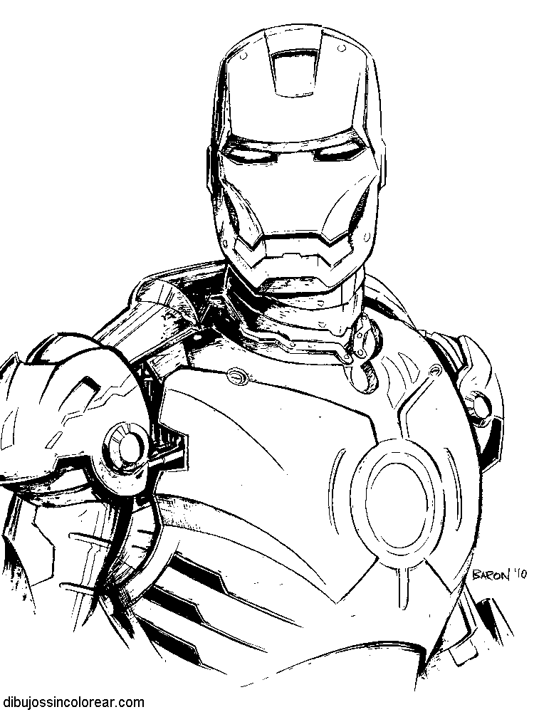 Dibujos Sin Colorear: Dibujos de Ironman para Colorear Dibujos Sin Colorear: Dibujos de Ironman para Colorear