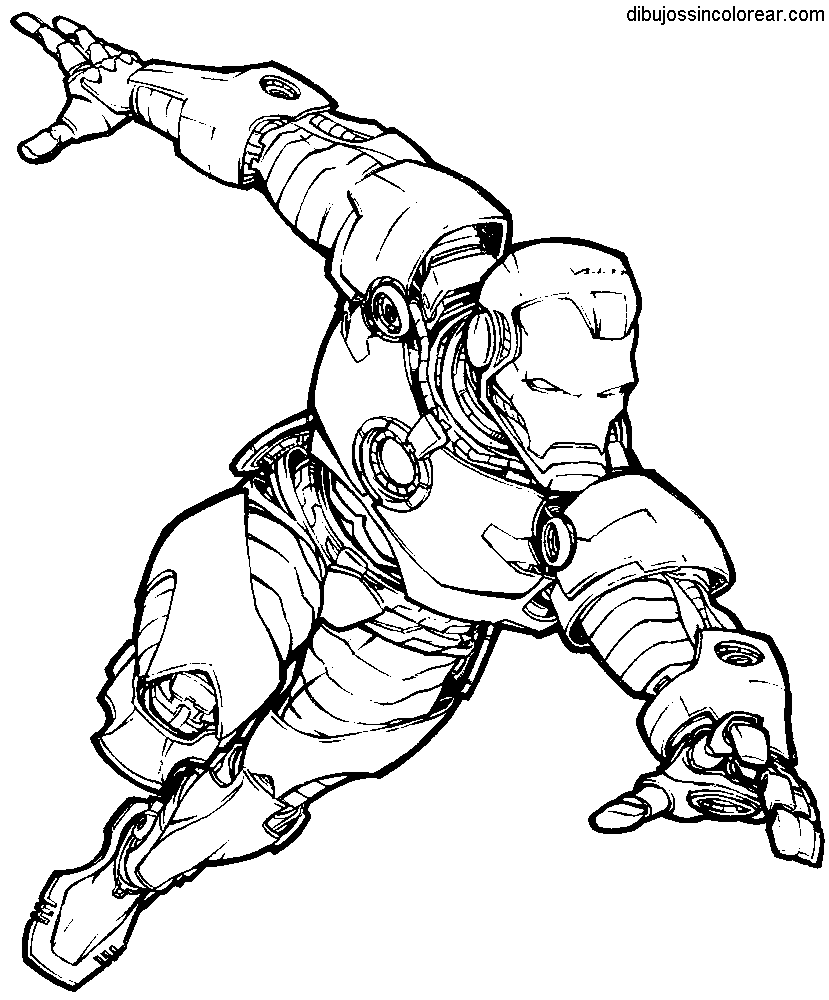 Dibujos Sin Colorear: Dibujos de Ironman para Colorear Dibujos Sin Colorear: Dibujos de Ironman para Colorear