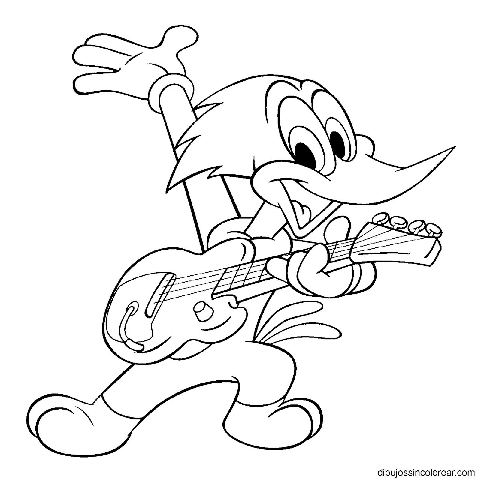 Dibujos Sin Colorear: Dibujos de Loquillo (El Pájaro Loco) para ... Dibujos Sin Colorear: Dibujos de Loquillo (El Pájaro Loco) para ...