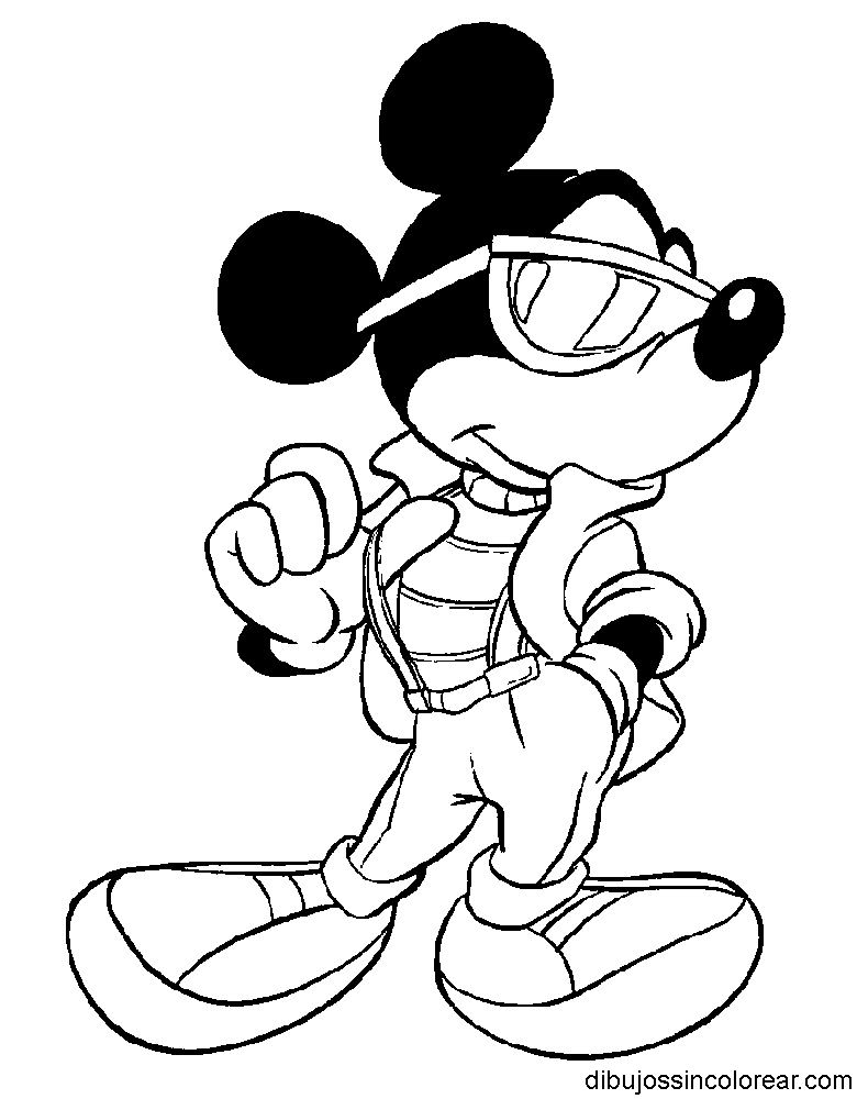 Dibujos Sin Colorear: Dibujos de Mickey Mouse para Colorear Dibujos Sin Colorear: Dibujos de Mickey Mouse para Colorear