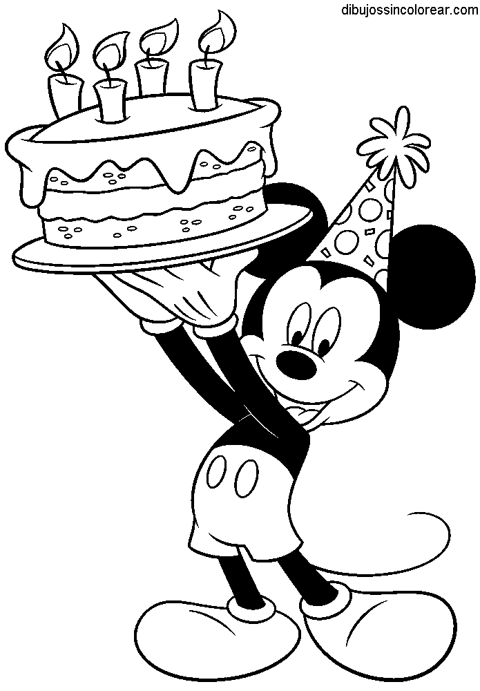 Dibujos Sin Colorear: Dibujos de Mickey Mouse para Colorear Dibujos Sin Colorear: Dibujos de Mickey Mouse para Colorear