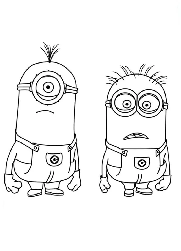 Dibujos Para Colorear Dibujos De Minions Colorear Minion