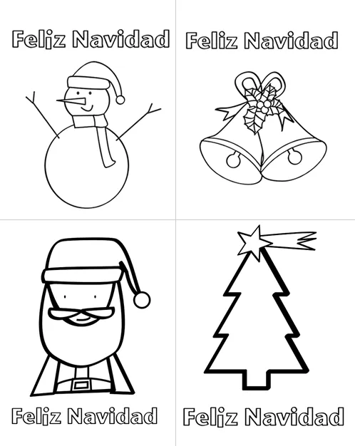 Dibujos para Colorear: Dibujos de Navidad para imprimir Dibujos para Colorear: Dibujos de Navidad para imprimir