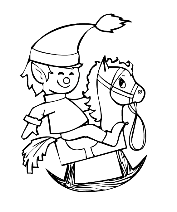 Dibujos para colorear: Dibujos de Navidad para pintar - Duende con ... Dibujos para colorear: Dibujos de Navidad para pintar - Duende con ...