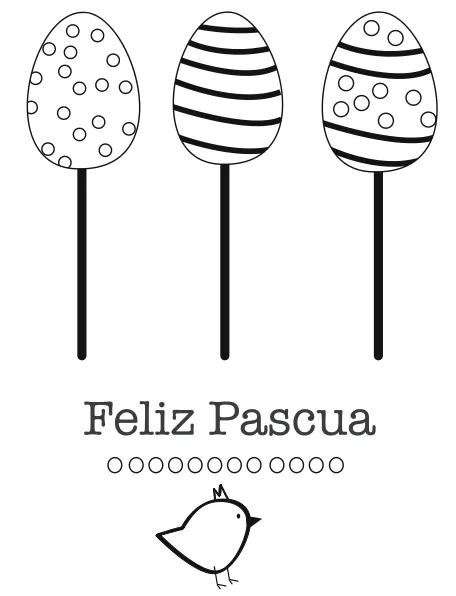Dibujos para Colorear: Dibujos de Pascuas para colorear