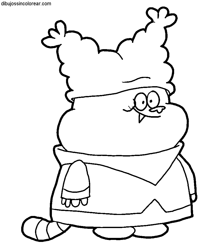 Dibujos Sin Colorear: Dibujos de personajes de Chowder para Colorear Dibujos Sin Colorear: Dibujos de personajes de Chowder para Colorear