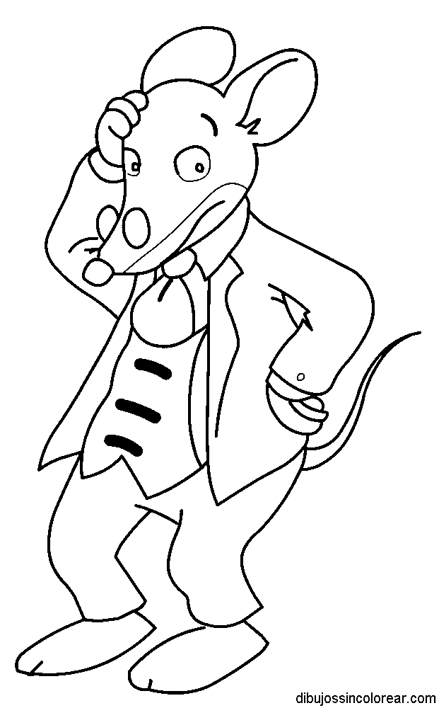 Dibujos Sin Colorear: Dibujos de Personajes de Gerónimo Stilton ... Dibujos Sin Colorear: Dibujos de Personajes de Gerónimo Stilton ...