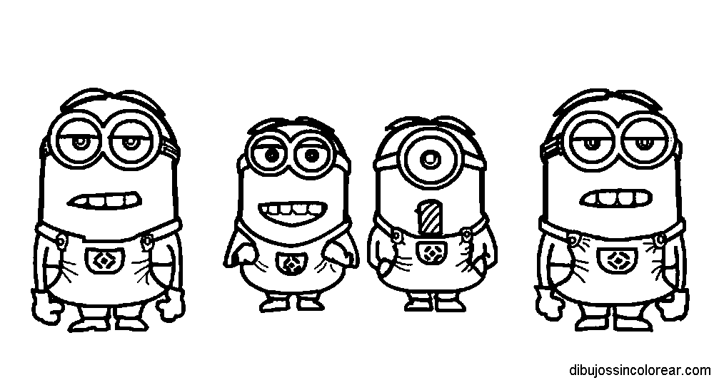 Dibujos Sin Colorear: Dibujos de Personajes de Gru Mi Villano ... Dibujos Sin Colorear: Dibujos de Personajes de Gru Mi Villano ...