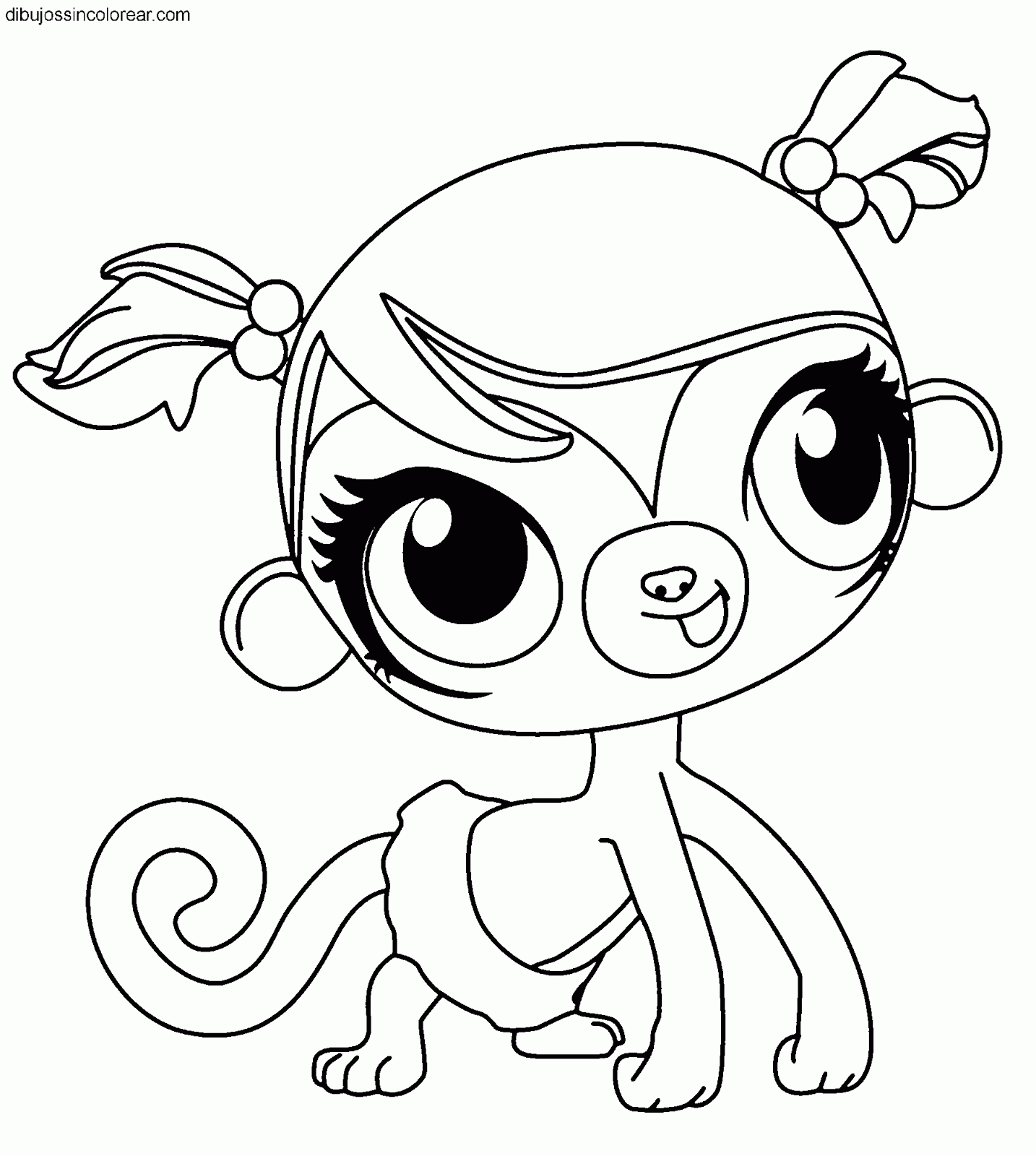 Dibujos Sin Colorear: Dibujos de personajes de Littlest Pet Shop ...