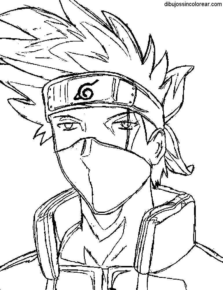 Dibujos Sin Colorear: Dibujos de Personajes de Naruto para Colorear Dibujos Sin Colorear: Dibujos de Personajes de Naruto para Colorear