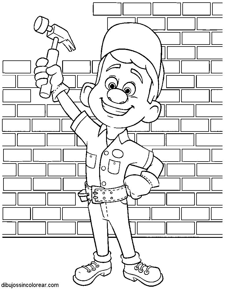 Dibujos Sin Colorear: Dibujos de Personajes de ¡Rompe Ralph! para ... Dibujos Sin Colorear: Dibujos de Personajes de ¡Rompe Ralph! para ...