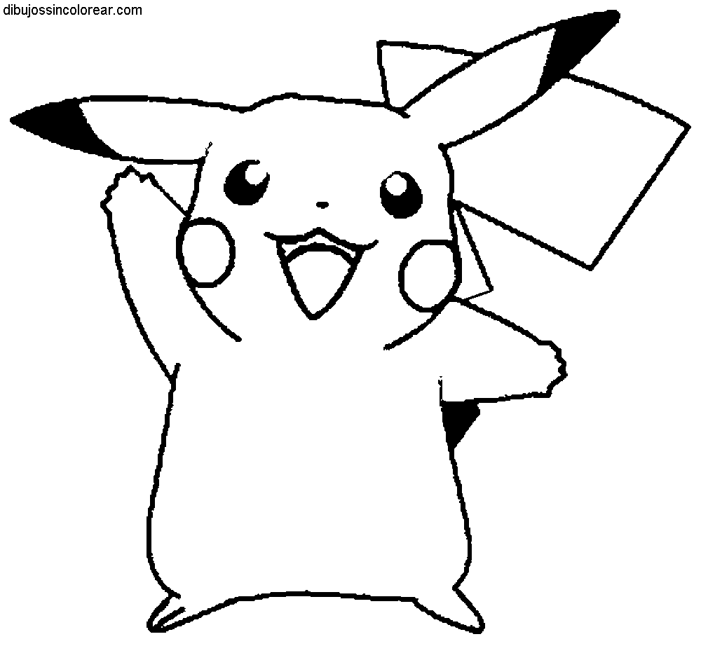 Dibujos Sin Colorear: Dibujos de Pokemon (parte 1) para Colorear Dibujos Sin Colorear: Dibujos de Pokemon (parte 1) para Colorear
