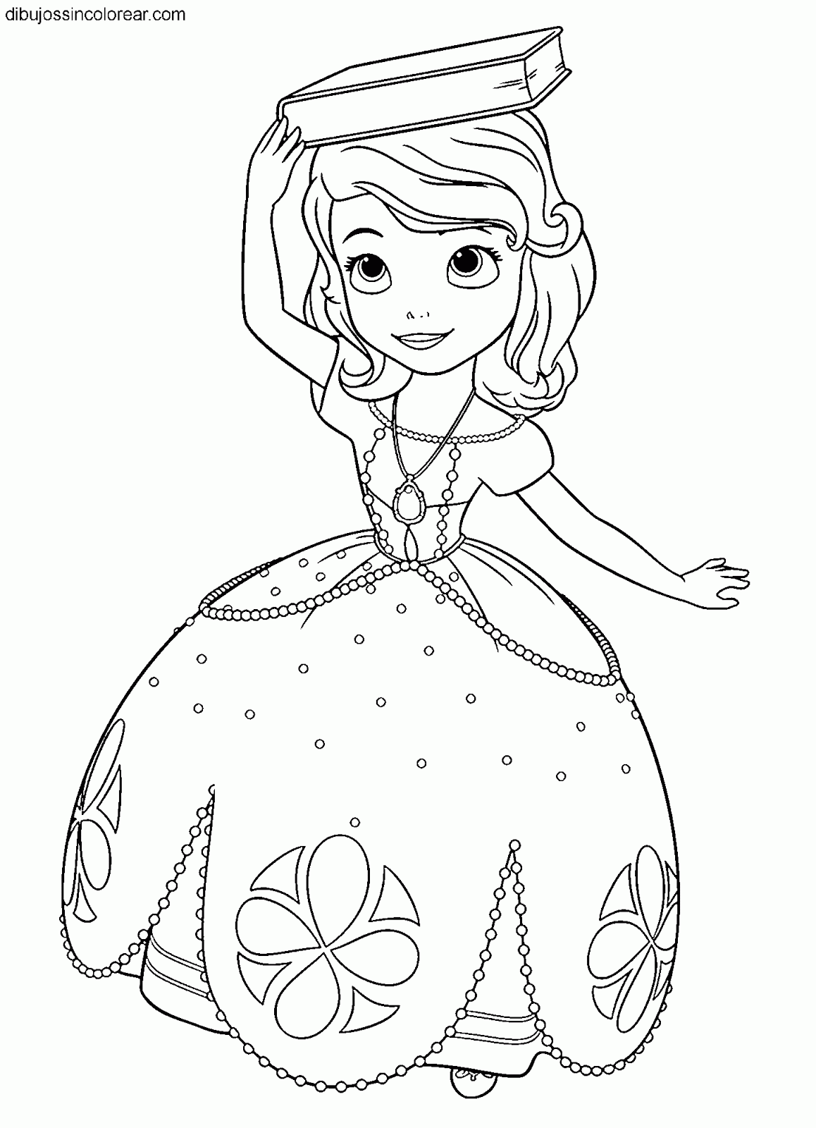 Dibujos Sin Colorear: Dibujos de la Princesa Sofía (Princesa ...