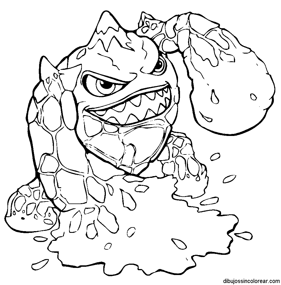 Dibujos Sin Colorear: Dibujos de Skylanders para Colorear Dibujos Sin Colorear: Dibujos de Skylanders para Colorear