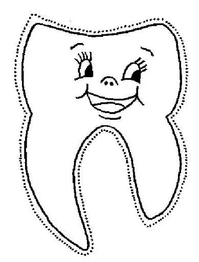 Dibujos para colorear de dientes - Imagui