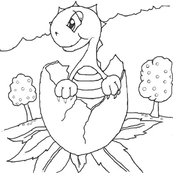 Dibujos para colorear dinosaurios 7 | Dibujos para colorear e ... Dibujos para colorear dinosaurios 7 | Dibujos para colorear e ...